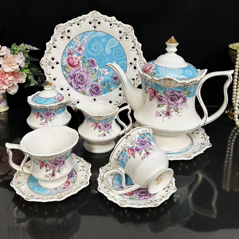 Dim Sum Basket - Palace style afternoon tea coffee set