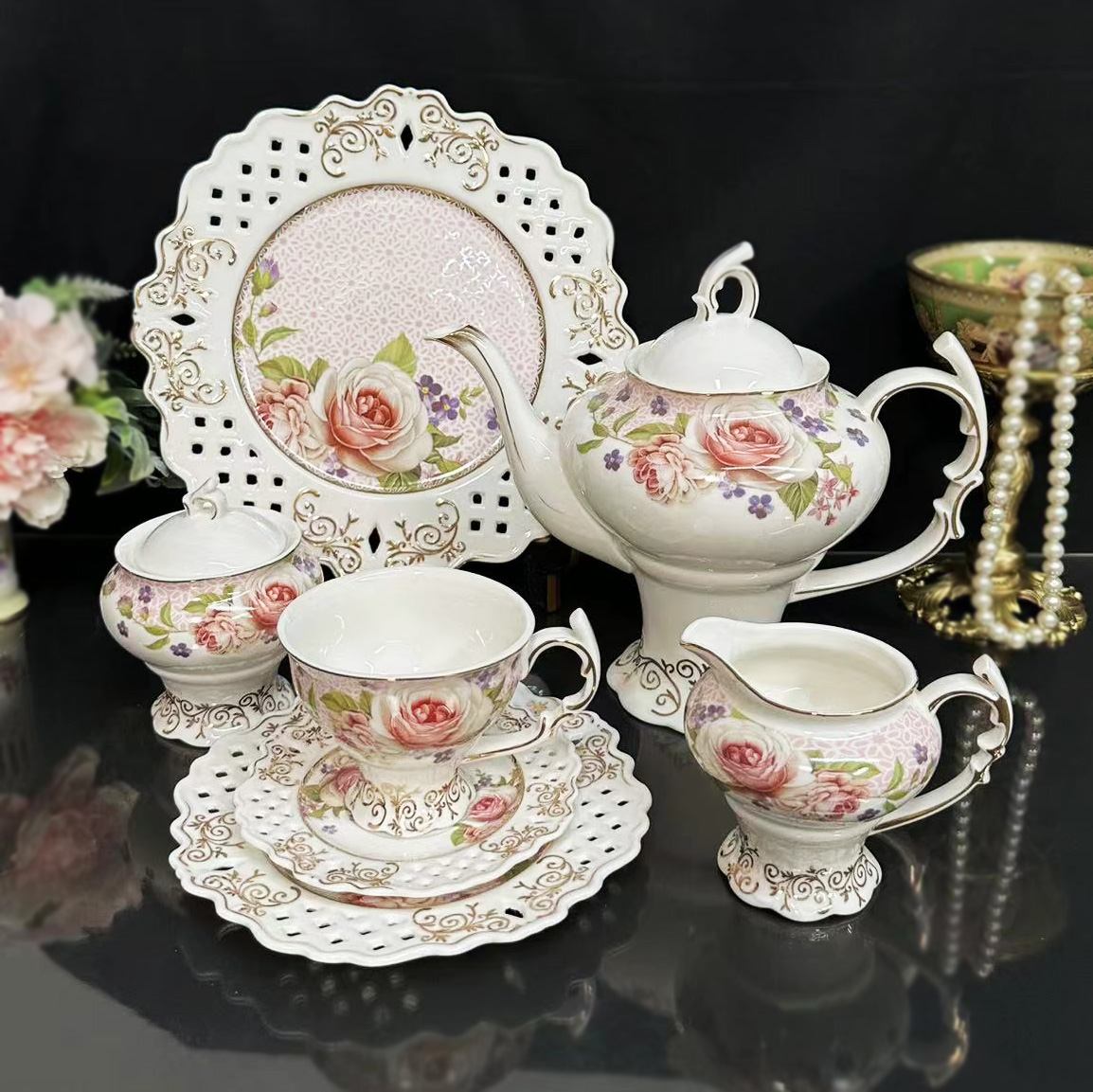 Palace style afternoon tea cof - Dim Sum Basket avis et prix