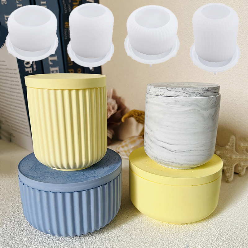 Cement Candle Jar Silicone Mol - Potsticker Mold avis et prix
