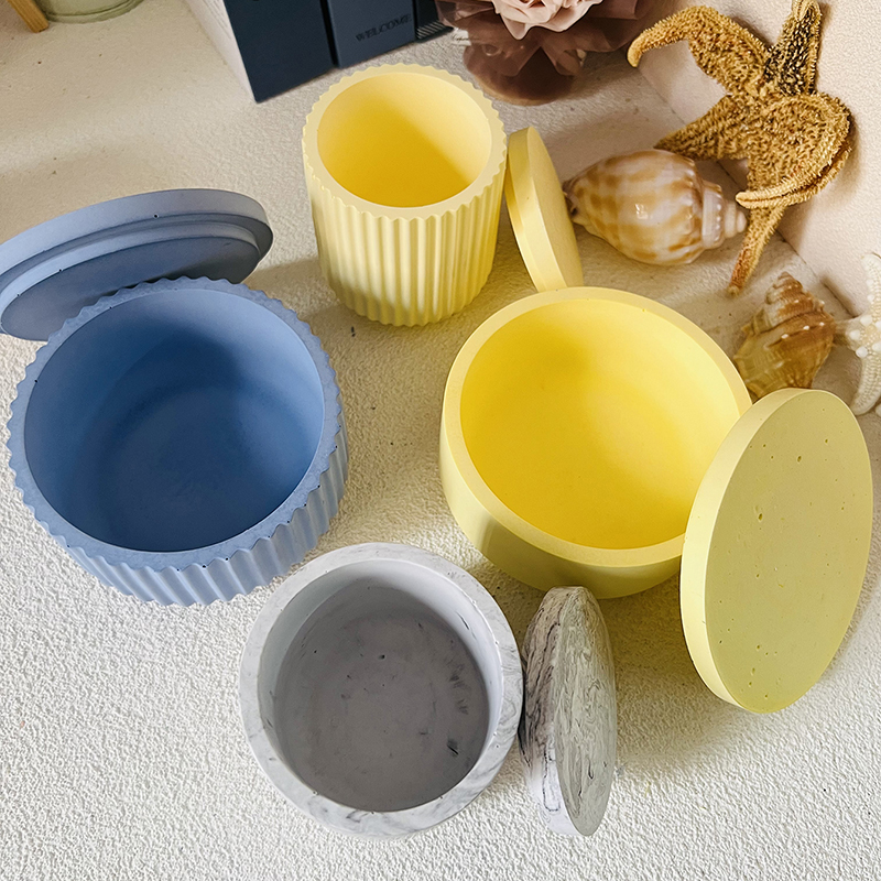 Cement Candle Jar Silicone Mol - Potsticker Mold avis et prix