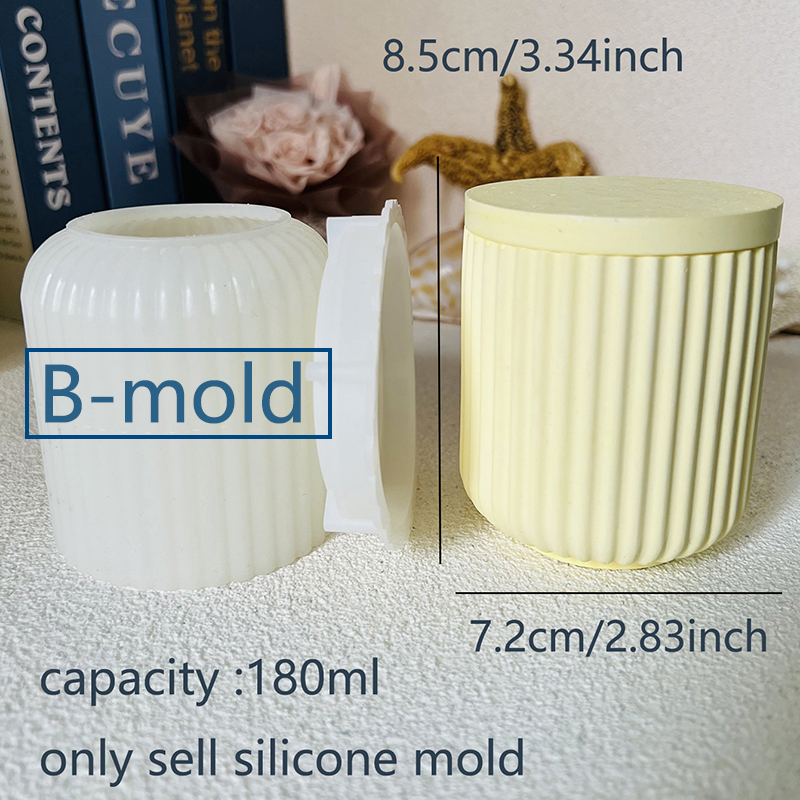 Cement Candle Jar Silicone Mol - Potsticker Mold avis et prix