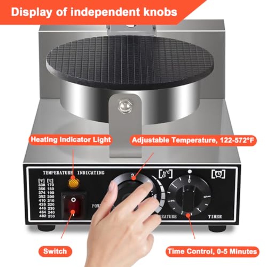 Electric Ice Cream Cone Maker  - Waffle Cone Maker avis et prix