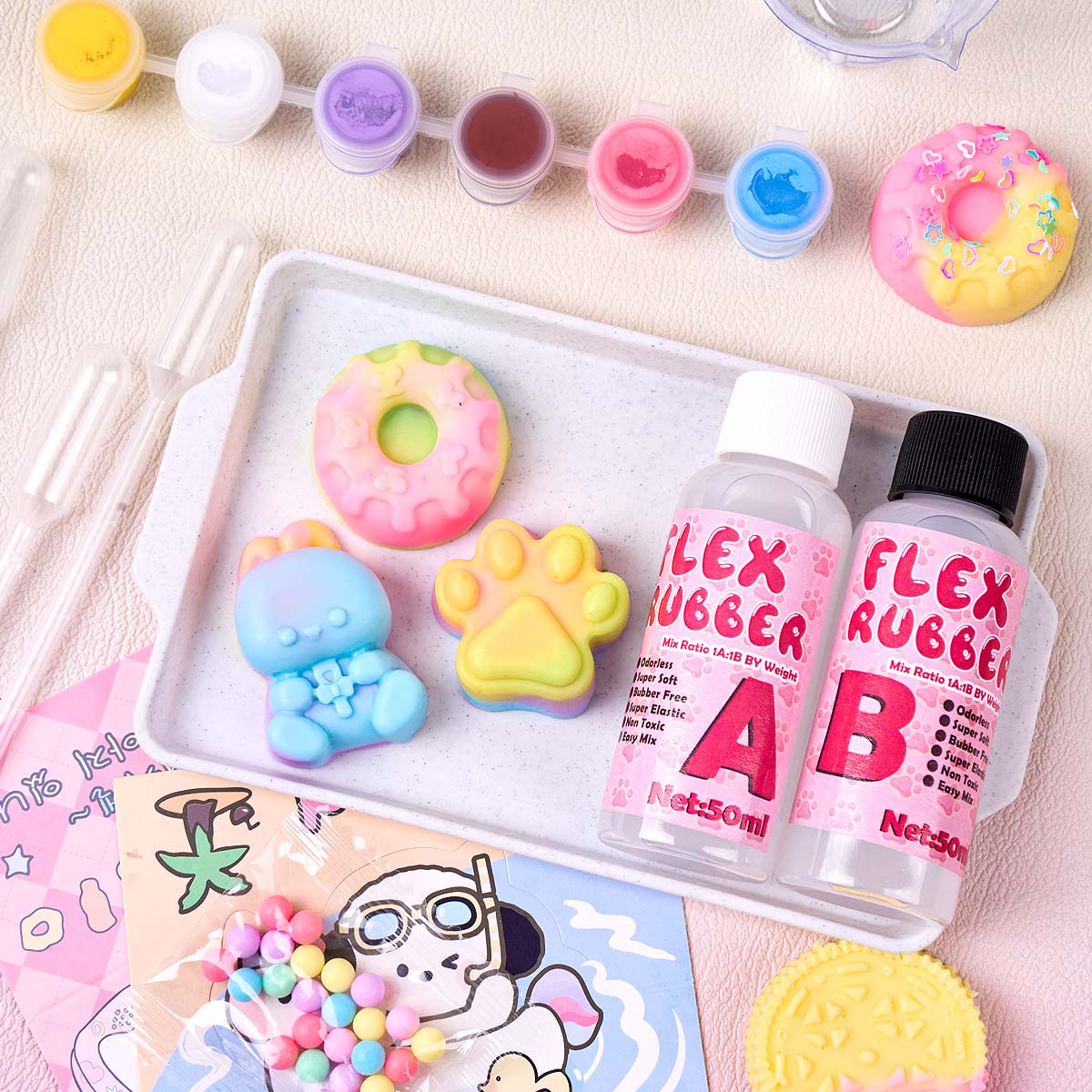 Taba Squishy Maker Kit Flex Ru - Donut Mold Silicone avis et prix