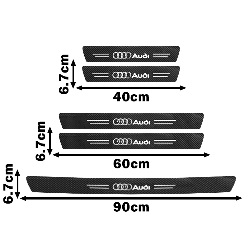Car Door Sill Scuff Plate Deco - Crepe Pan Carbon avis et prix