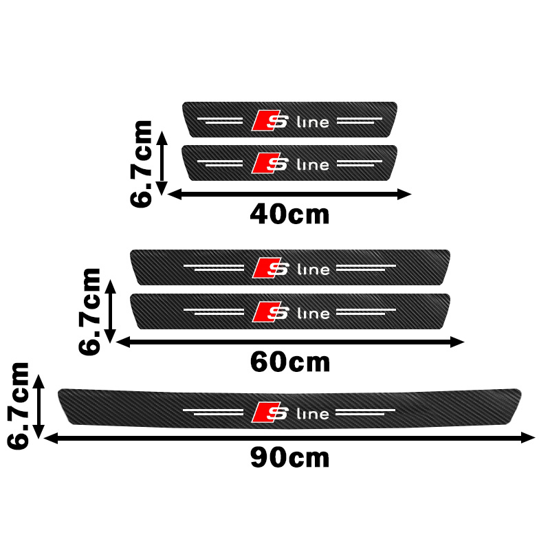 Car Door Sill Scuff Plate Deco - Crepe Pan Carbon avis et prix