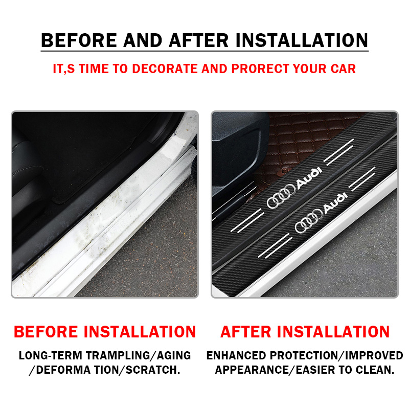 Car Door Sill Scuff Plate Deco - Crepe Pan Carbon avis et prix