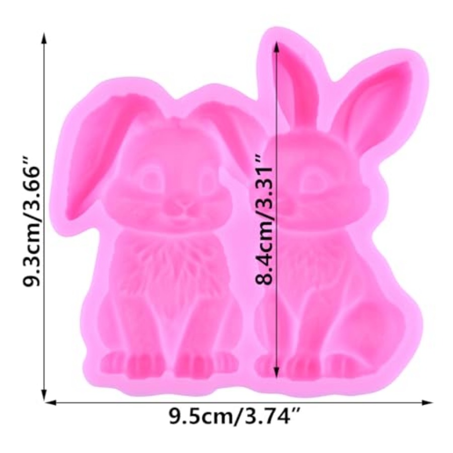 Rabbit Fondant Mold Easter Bun - Bunny Cake Mold avis et prix