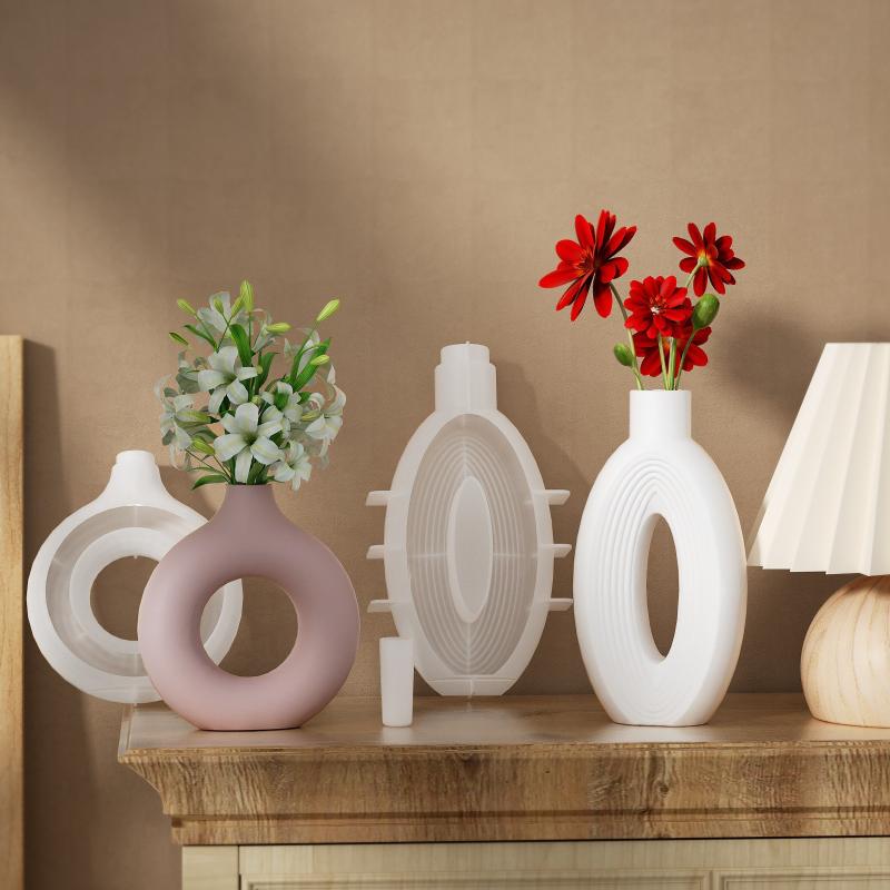 Nordic Donut Shape Vase Silico - Donut Mold Silicone avis et prix