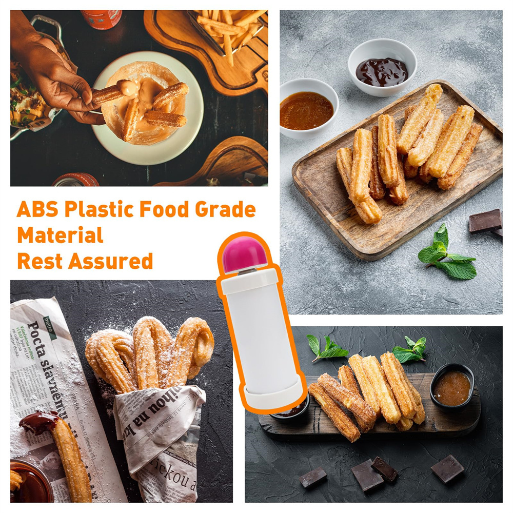1pc DIY Manual Cookie Press Ma - Churros Maker Gun avis et prix