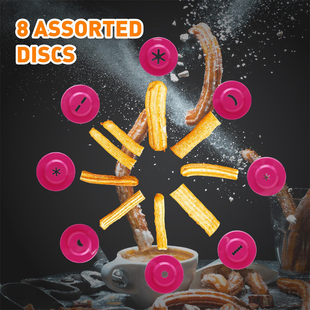 1pc DIY Manual Cookie Press Ma - Churros Maker Gun avis et prix