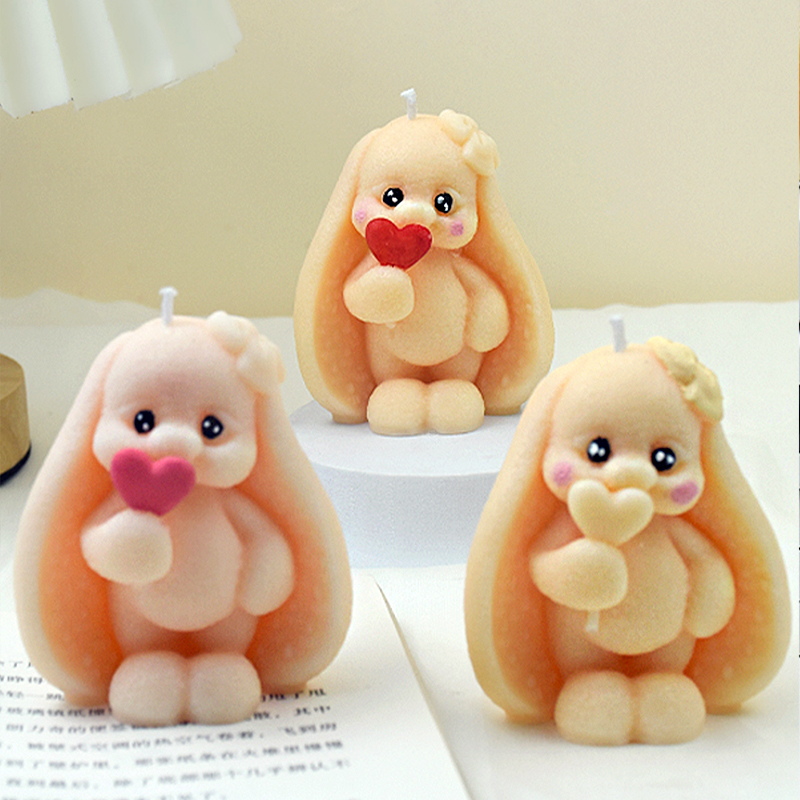 3D Long-eared Rabbit Silicone  - Bunny Cake Mold avis et prix
