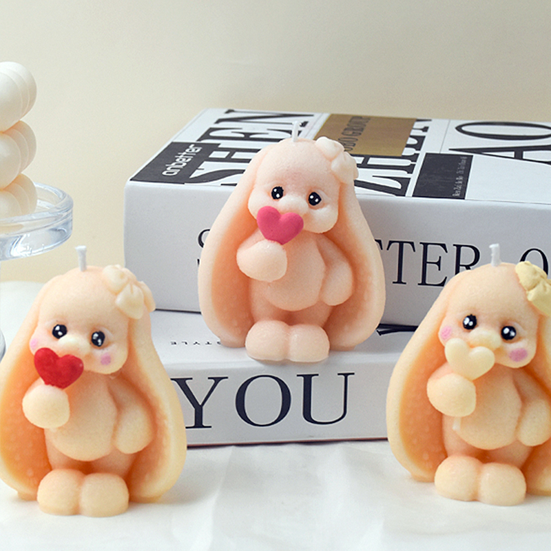 3D Long-eared Rabbit Silicone  - Bunny Cake Mold avis et prix