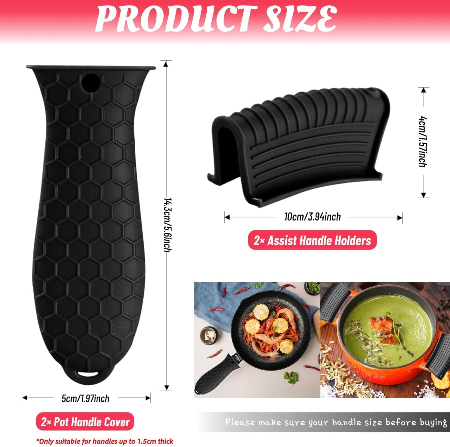Silicone Heat-Resistant Handle - Cast Iron Corn avis et prix