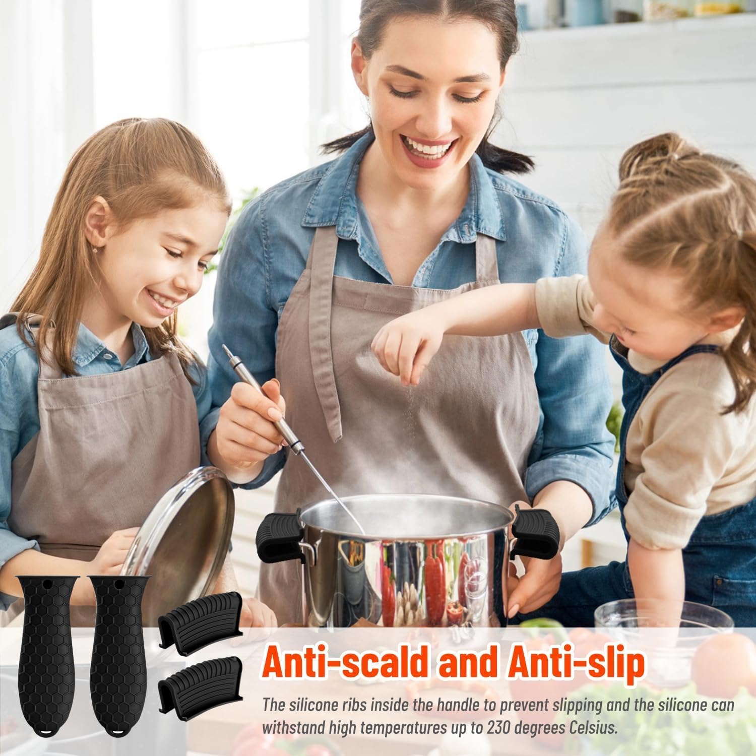 Silicone Heat-Resistant Handle - Cast Iron Corn avis et prix