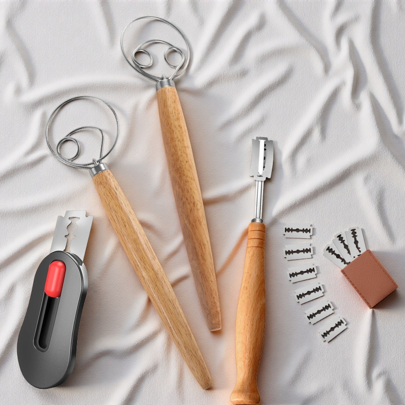 Kitchen Bread Cutter Set Cake  - Danish Pancake Pan avis et prix