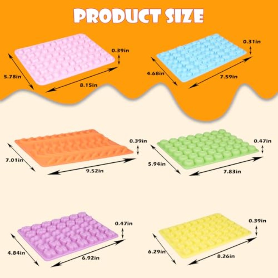 Gummy Bear Molds Silicone 37PC - Donut Mold Silicone avis et prix