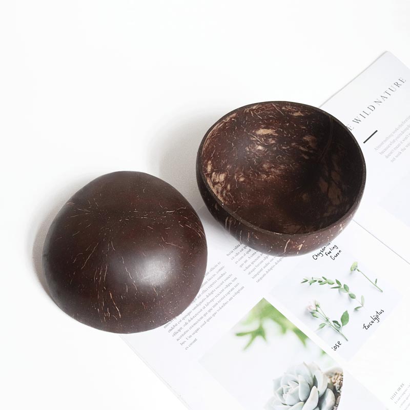1pcs Natural Coconut Bowl Spoo - Dim Sum Basket avis et prix