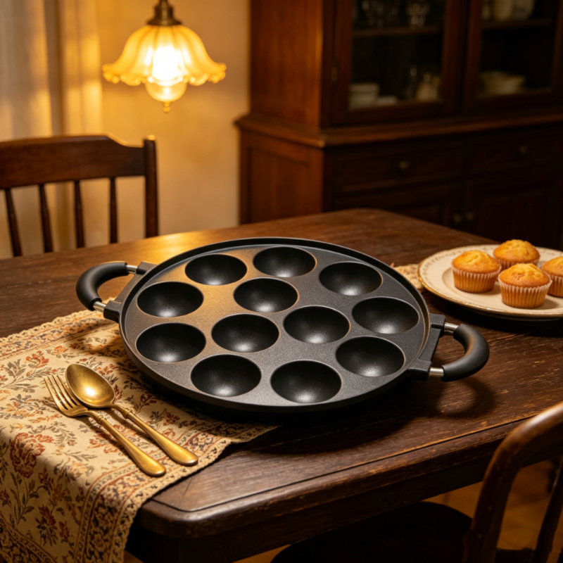 7/12 Mold Aebleskiver Pan, Non - Danish Pancake Pan avis et prix
