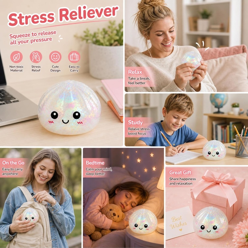 Glitter Bao Bun Squeeze Toy Ka - Bao Steamer Bamboo avis et prix