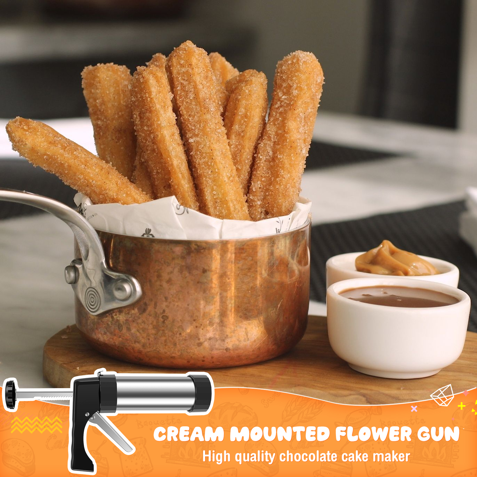 Diy Churro Maker Machine And C - Churros Maker Gun avis et prix