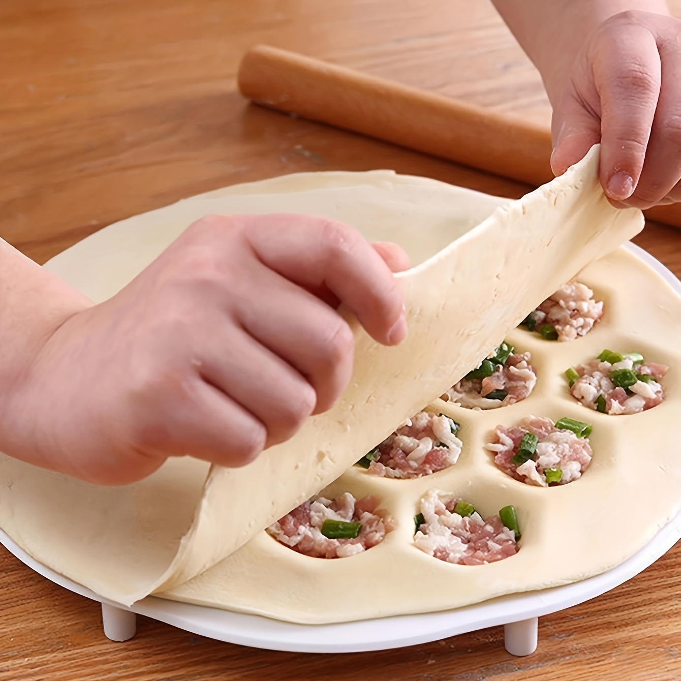 1pc- Simple Chinese Dumplings  - Dumpling Press Set avis et prix