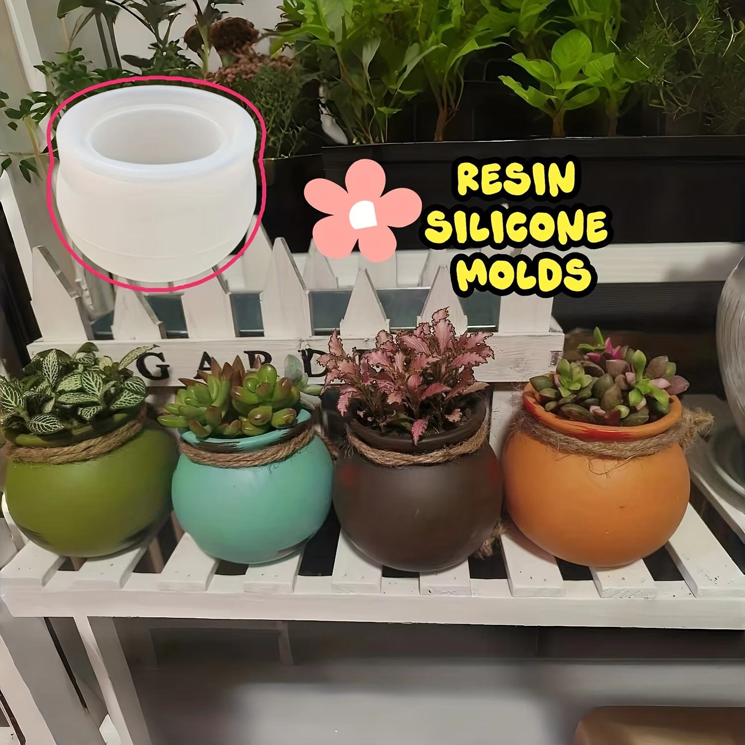 Silicone Flower Pot Molds, Res - Potsticker Mold avis et prix