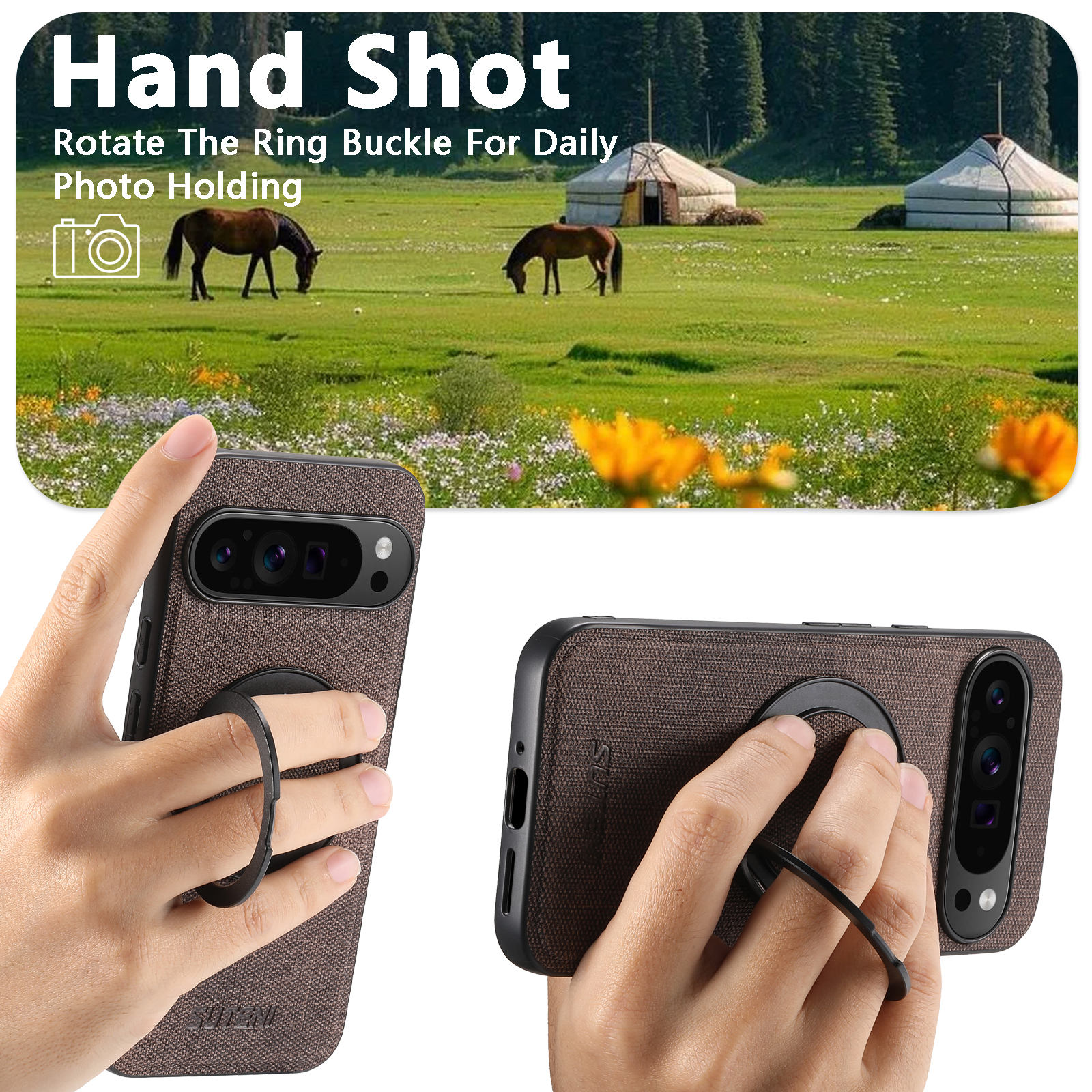 Faux Leather Magnet Wireless C - Taco Stand Holder avis et prix