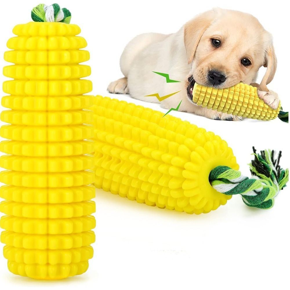 Tough Rubber Dog Chew Corn Sti - Corn Dog Stick avis et prix