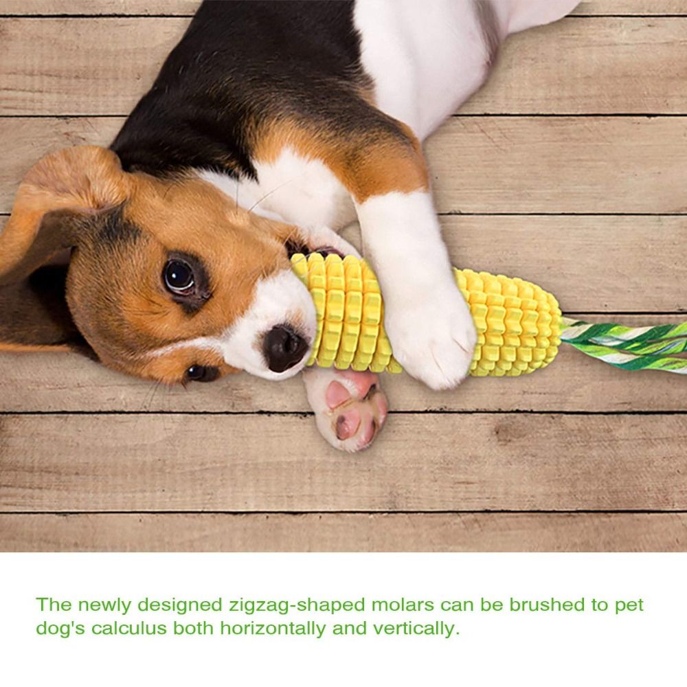 Tough Rubber Dog Chew Corn Sti - Corn Dog Stick avis et prix
