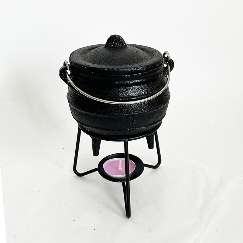 Medium 1/8# Cast Iron Cauldron - Cast Iron Corn avis et prix