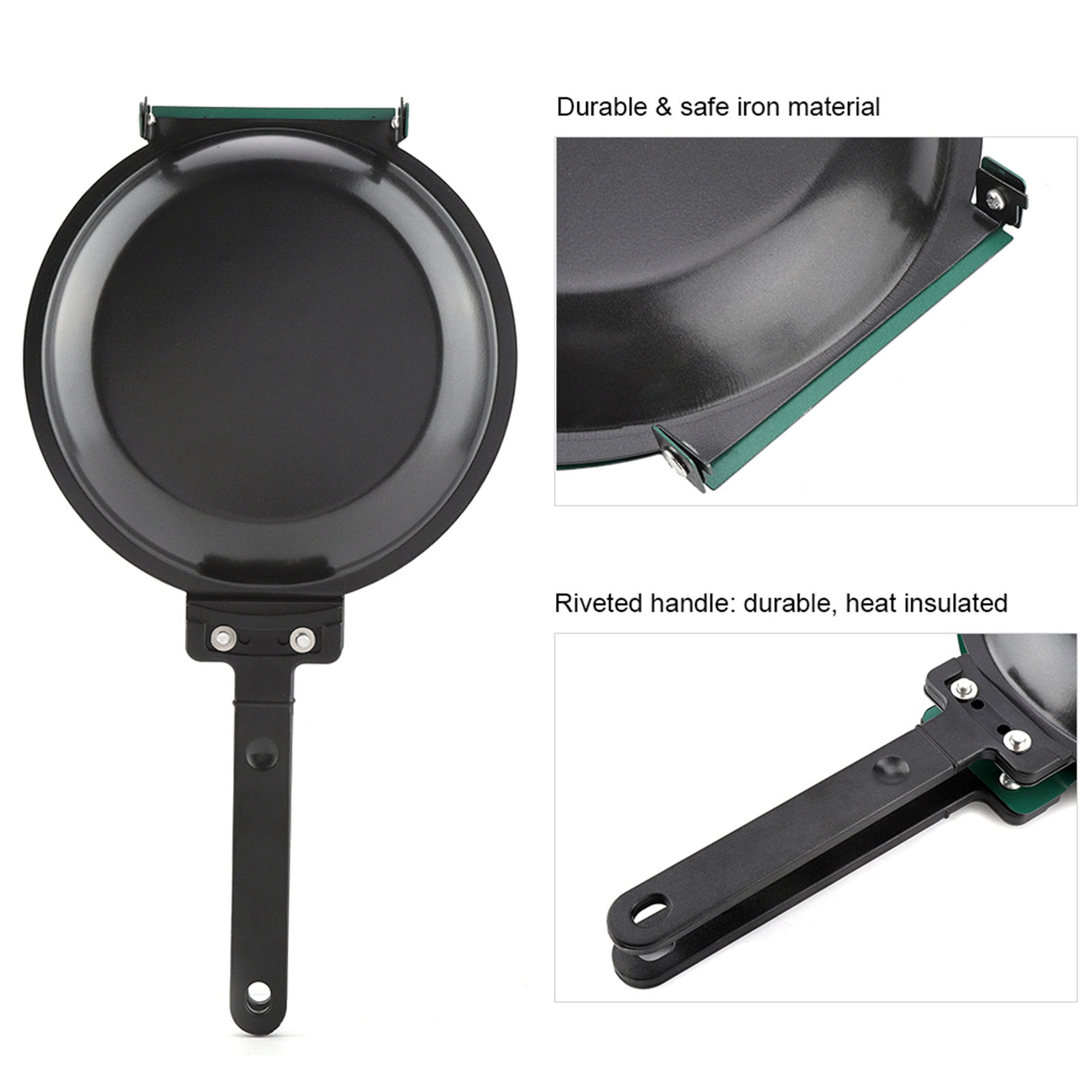 Double Side Titanium Steel Coa - Mini Pancake Griddle avis et prix