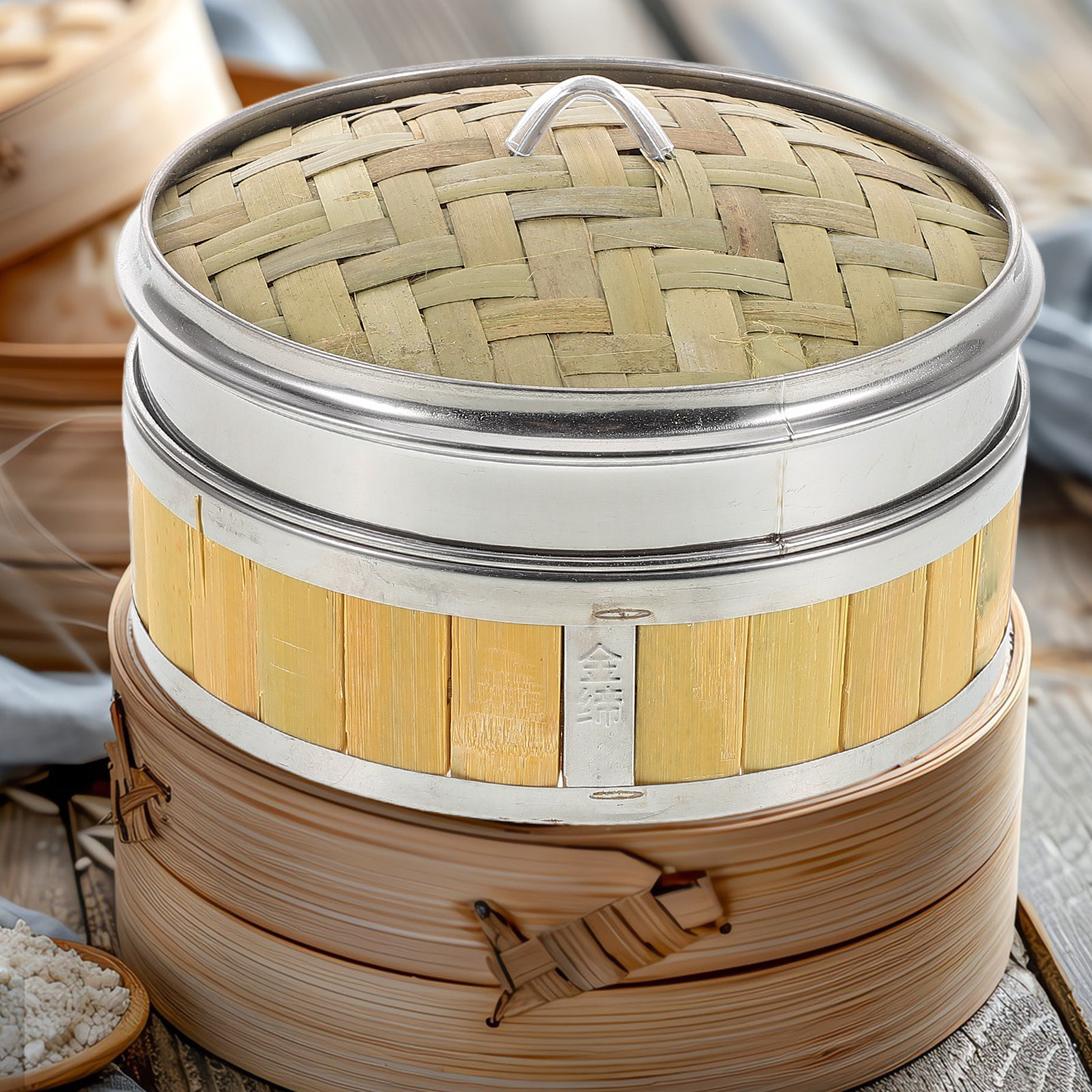 Handmade Wood Bamboo Steamer S - Bao Steamer Bamboo avis et prix