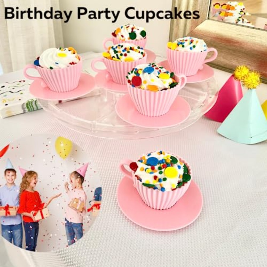 Silicone Teacup Set 12 Pc - Cu - Donut Mold Silicone avis et prix
