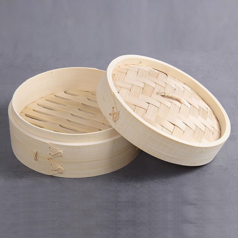 Bamboo Steamer Basket with Lid - Bao Steamer Bamboo avis et prix