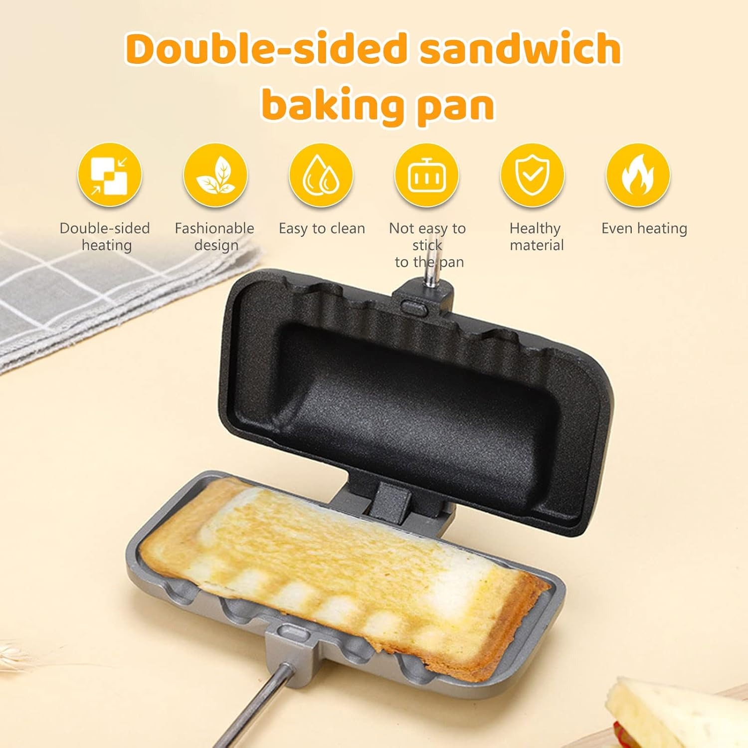 Double Sided Frying Pan, Sandw - Mini Pancake Griddle avis et prix