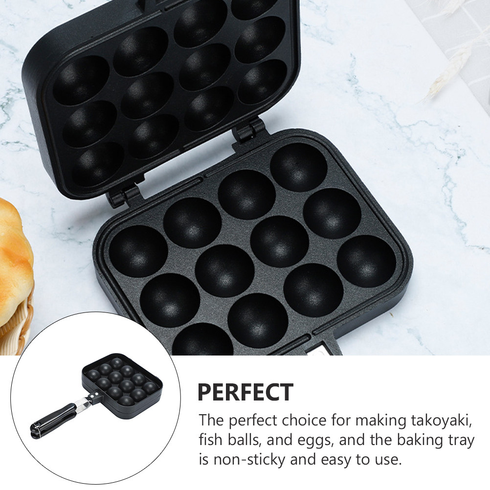 Household Egg Pan 12-Holes Non - Takoyaki Grill Plate avis et prix