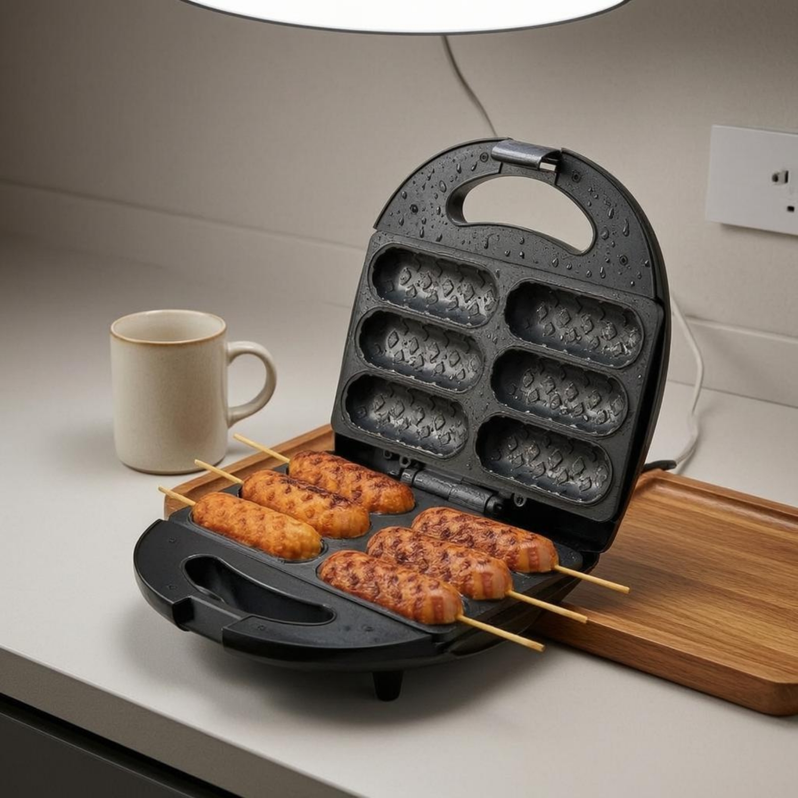Corn Dog Maker Double-Sided He - Corn Dog Stick avis et prix