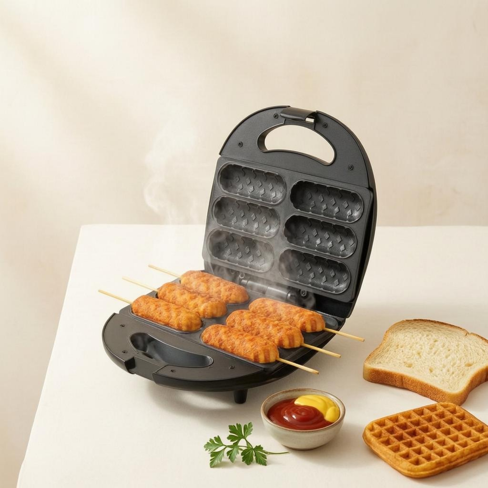 Corn Dog Maker Double-Sided He - Corn Dog Stick avis et prix