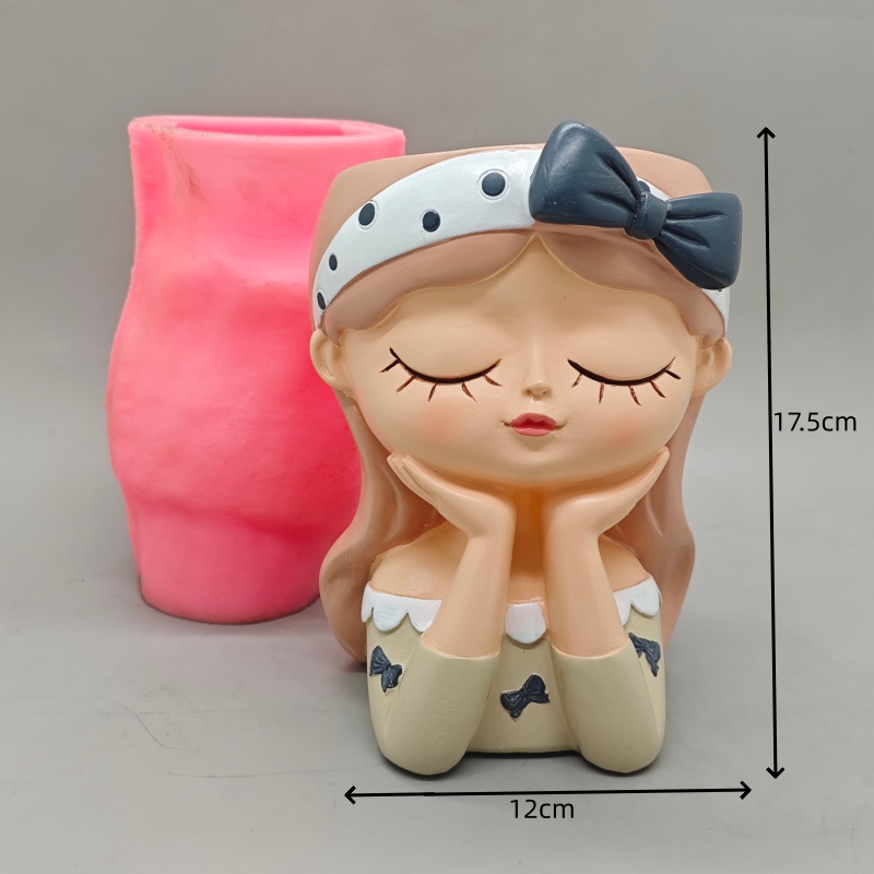 Silicone mold cute bow girl fl - Potsticker Mold avis et prix