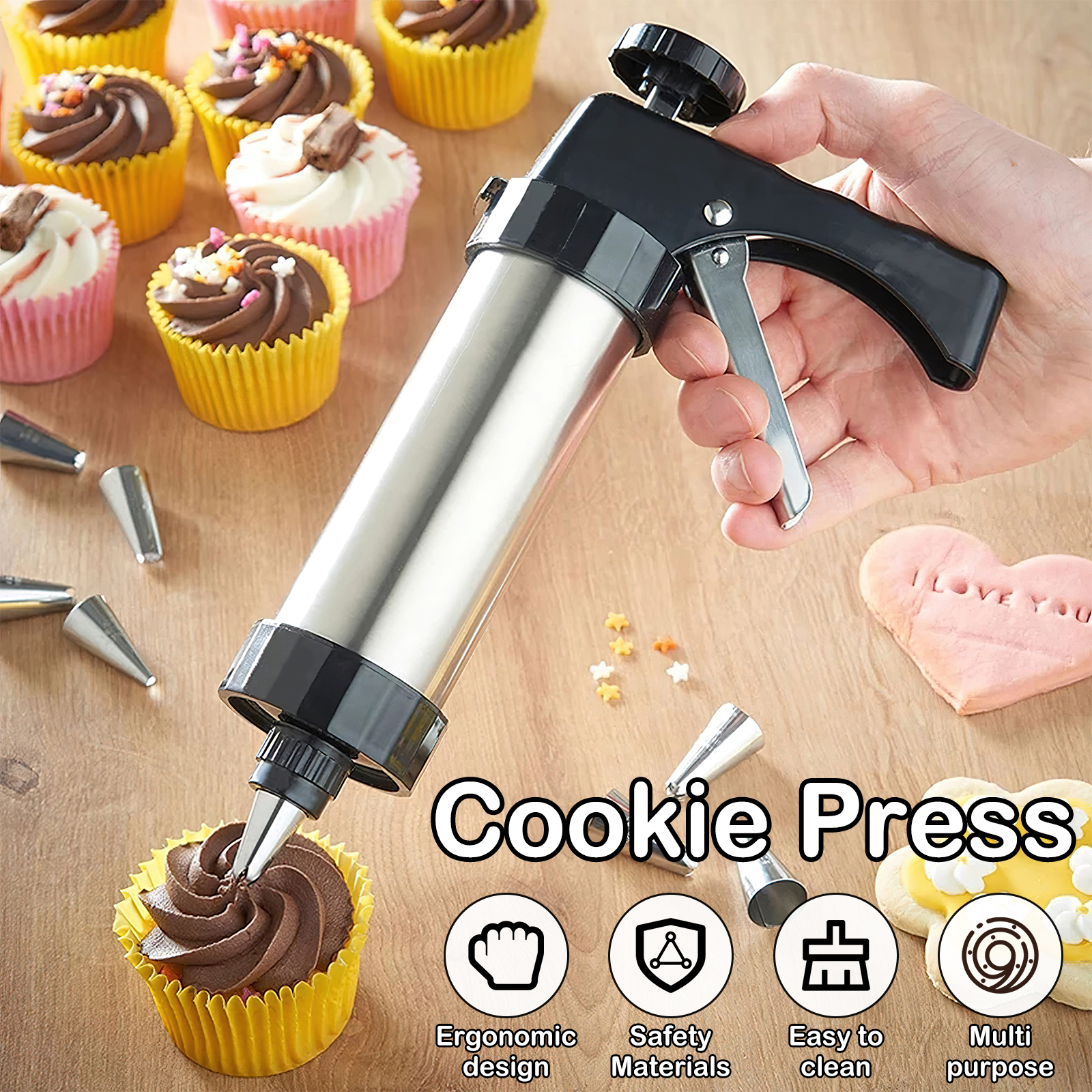 Cookie Maker Machine Stainless - Churros Maker Gun avis et prix