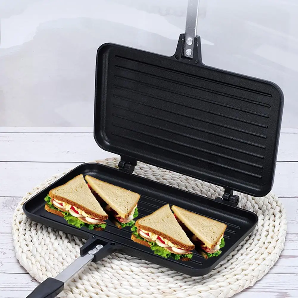 Double-Sided Frying Pan Non-St - Mini Pancake Griddle avis et prix
