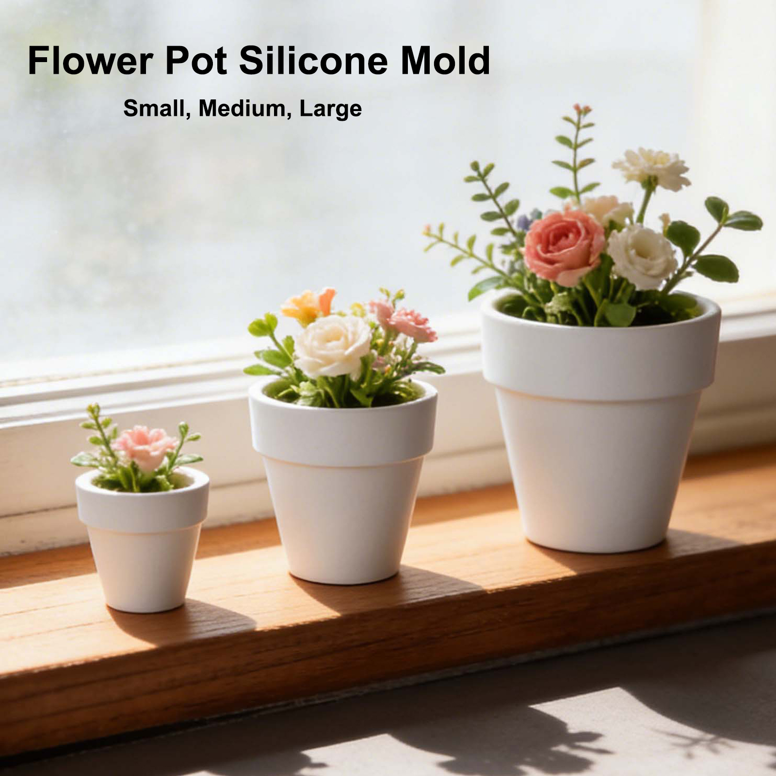Flower Pot Silicone Molds, 3Pc - Potsticker Mold avis et prix