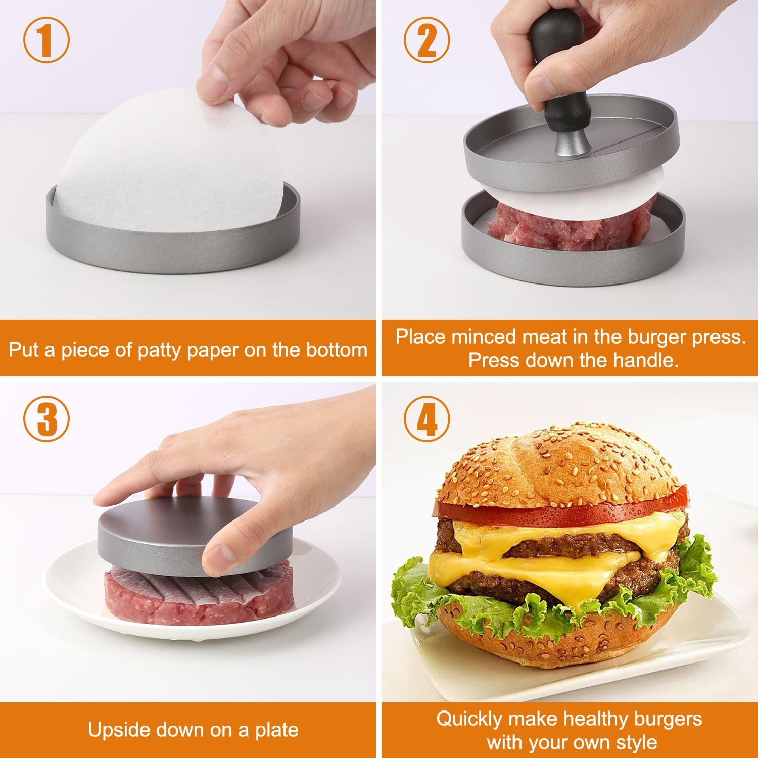 Burger Press Hamburger Meat To - Hot Dog Press avis et prix