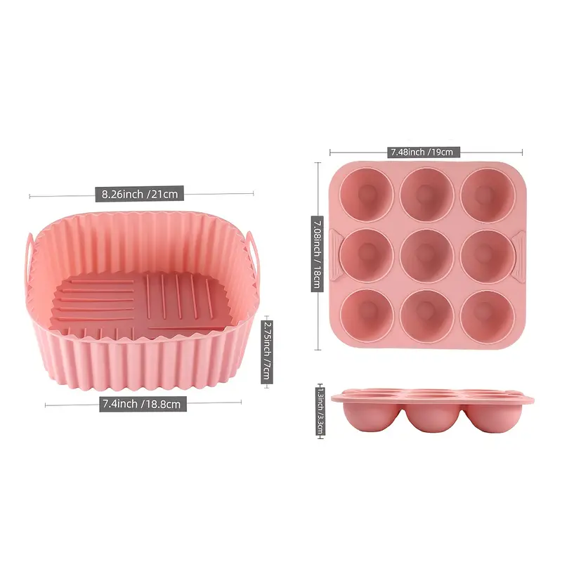 A 2-Piece Set of Silicone Baki - Donut Mold Silicone avis et prix