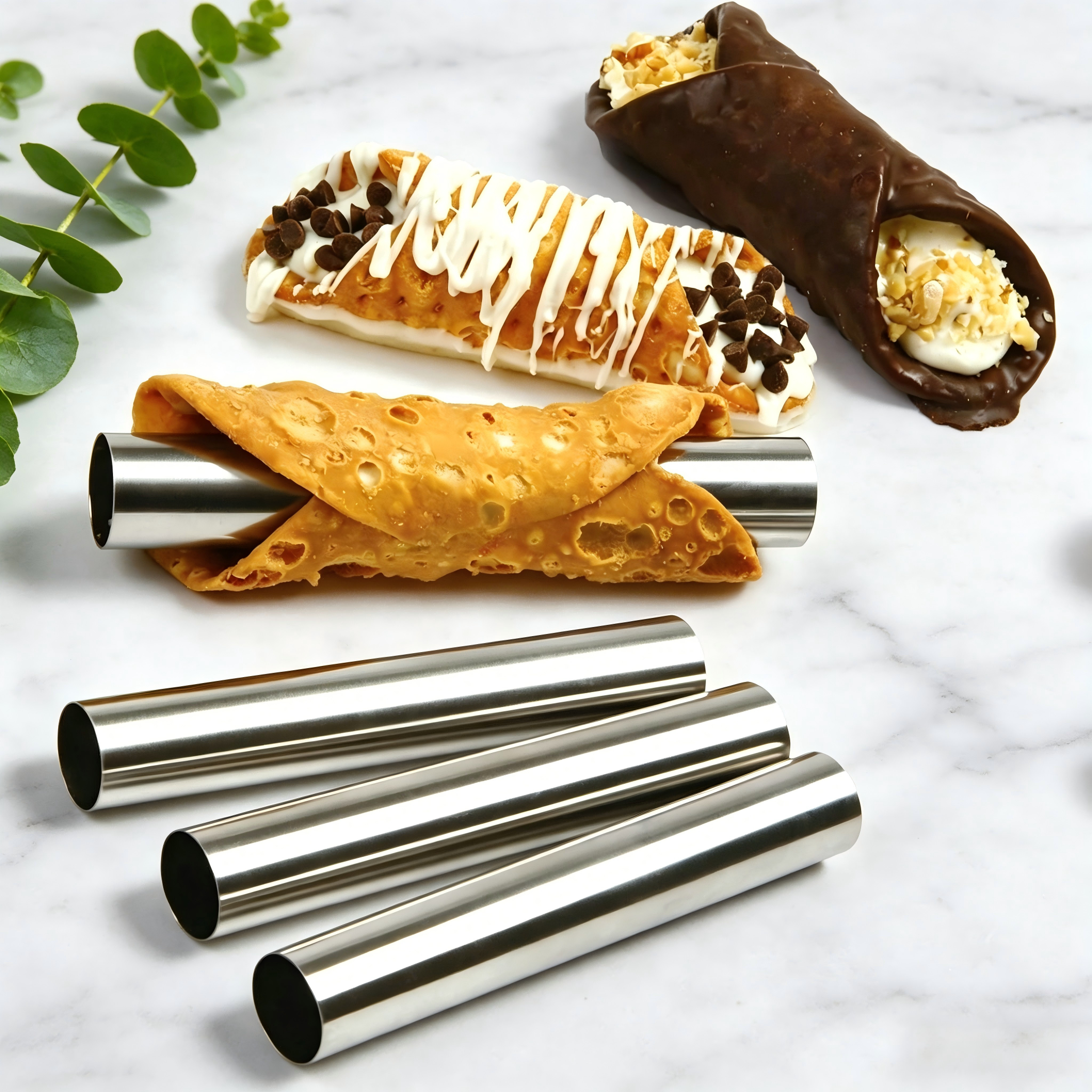 Cannoli Tubes Set, 10/20Pcs Fo - Danish Pancake Pan avis et prix