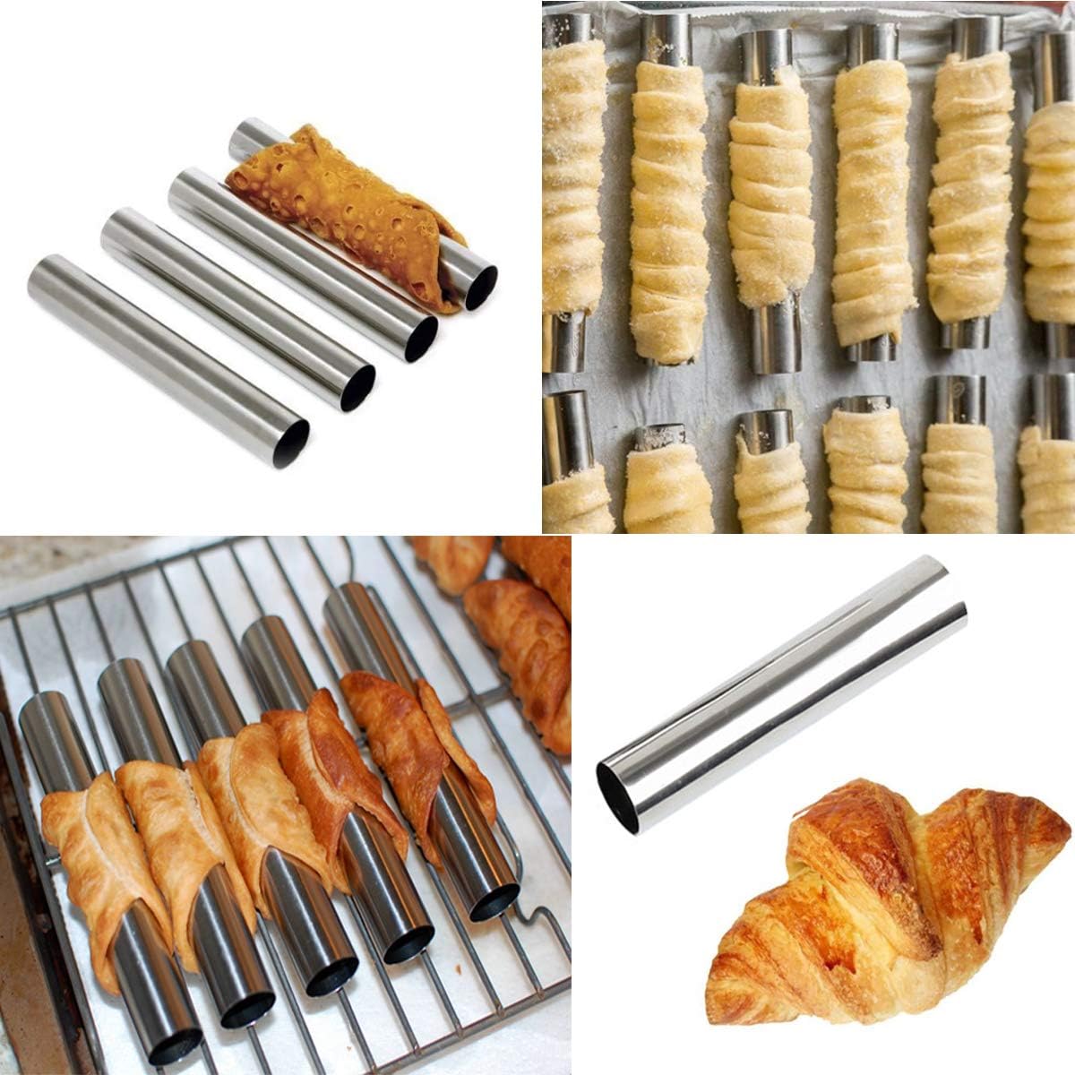 Cannoli Tubes Set, 10/20Pcs Fo - Danish Pancake Pan avis et prix