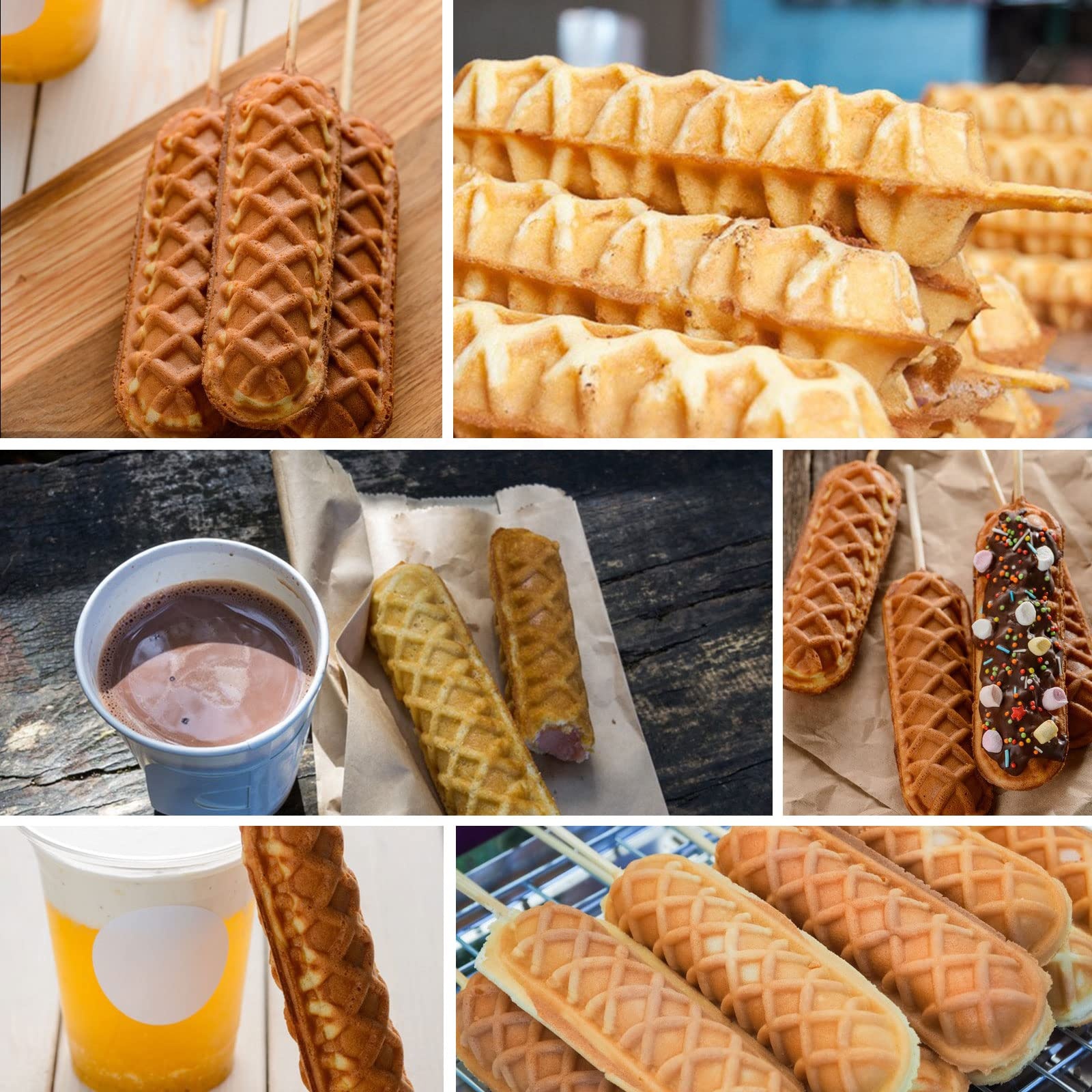 6-Piece Non-stick Waffle Bar M - Corn Dog Stick avis et prix