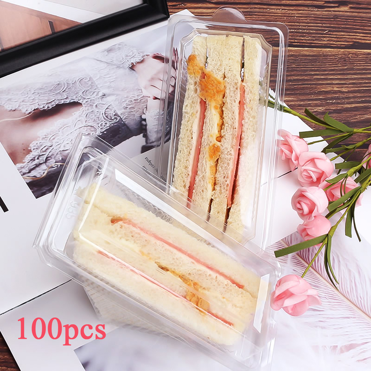 100pcs Sandwich Box Portable D - Spring Roll Wrapper avis et prix