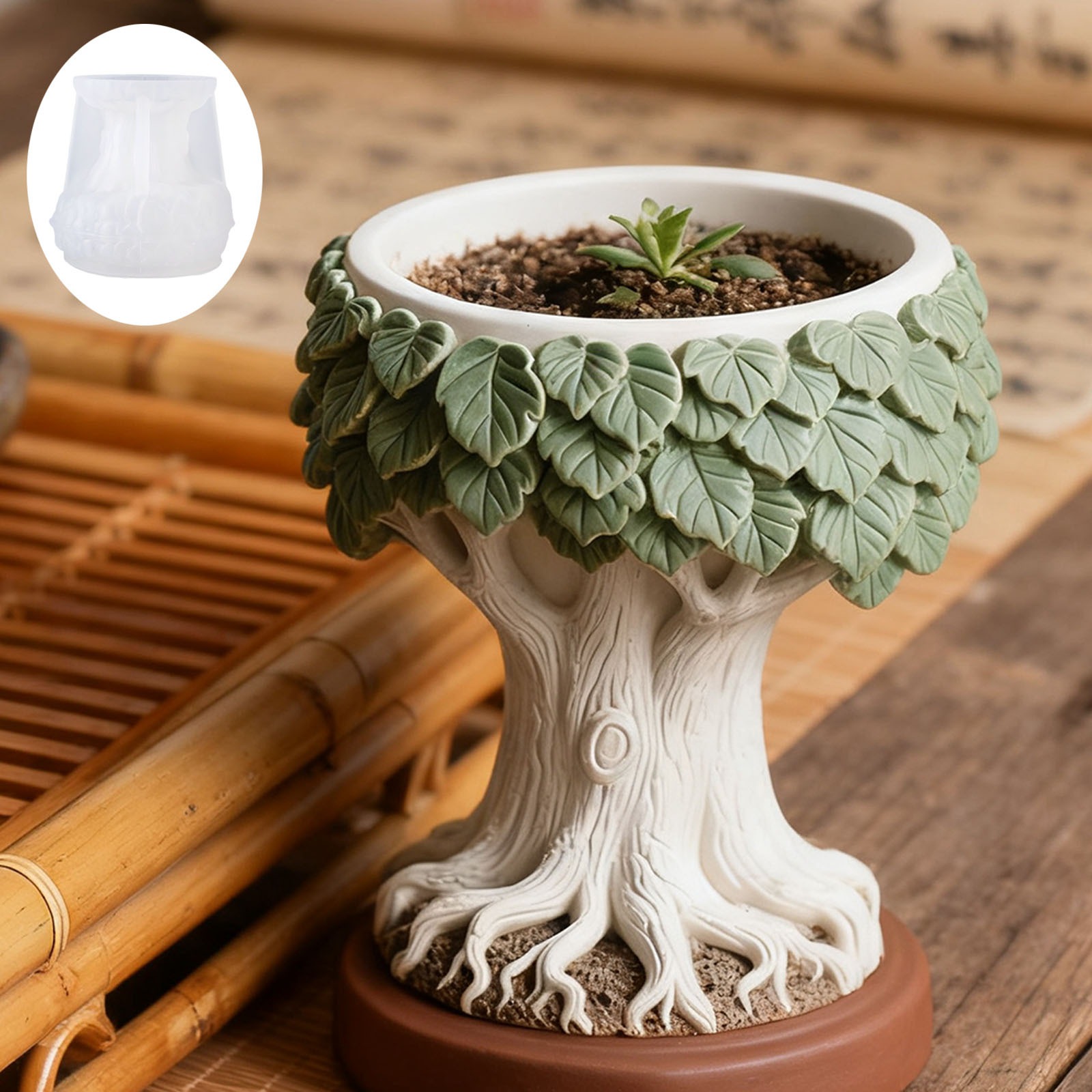 3D Leaf And Tree Stump Aroma P - Potsticker Mold avis et prix