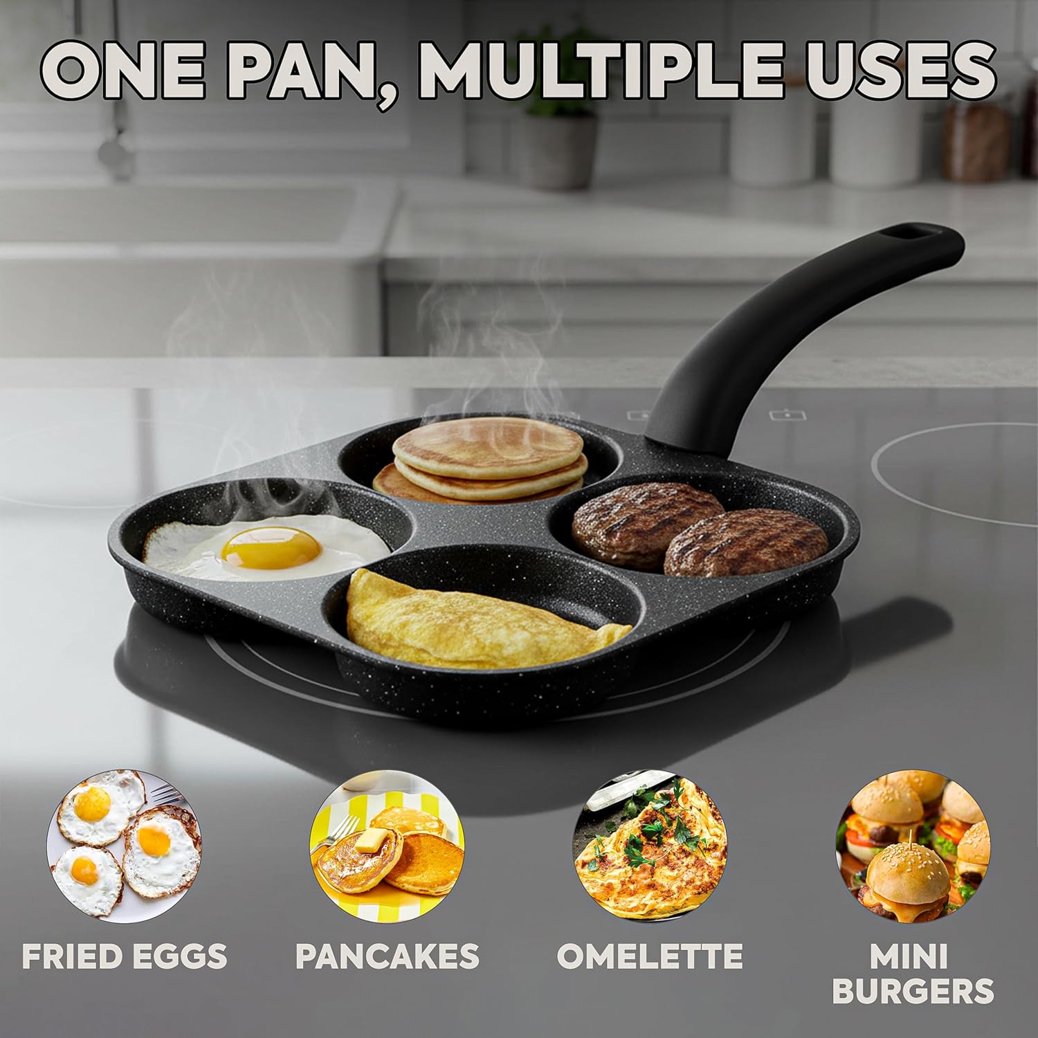 Egg Frying Pan Nonstick Pancak - Egg Waffle Pan avis et prix